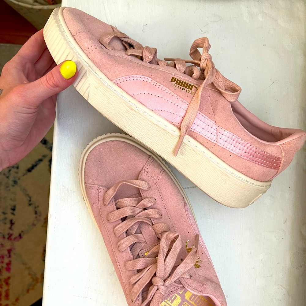 PUMA blush low top sneakers
